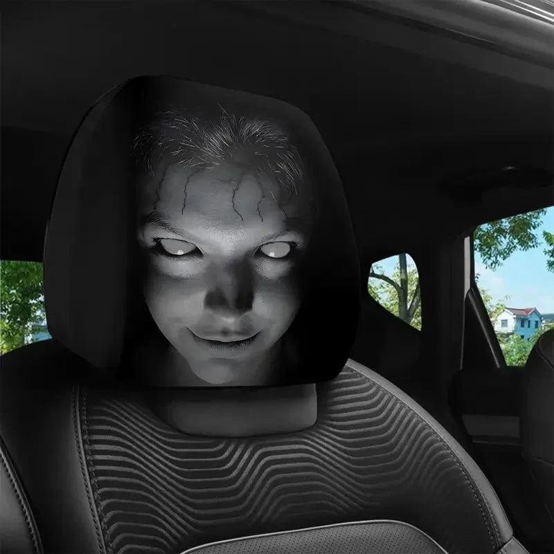 SpookSeat™ Spooky Car Headrest Covers