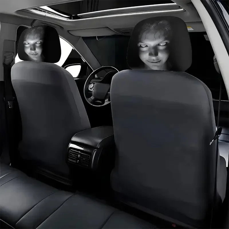 SpookSeat™ Spooky Car Headrest Covers